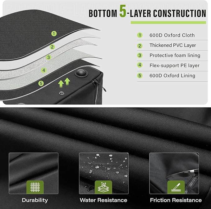 Alocs Folding Camping Table - Beach Table - 30L Tactical Bag with IGT Top Board for Outdoor, Camping Kitchen, Picnic, Travel