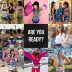 Holographic Fanny Pack Belt bag - Crossbody Waist Bag for Men or Women - Hands-Free, Waterproof Large Bumbag for Hiking, Running, and Travel (purple)