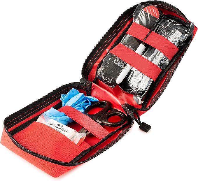 Scherber Public Access Bleeding Control Kit | Trauma Equipment, First Aid Supplies & NAR Tourniquet Pack for Gunshot Wound & Hemorrhage | Medical Professional & Emergency Rescue | Single, Basic