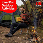 150 pcs Fire Starter for Indoor and Outdoor Use - Natural, Eco-Friendly Firelighter for Grills, Smokers, Fire Pits, Wood Stoves - Waterproof, All-Weather Charcoal Starter, Fire Starters for Campfires