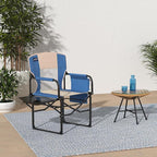 SUNNYFEEL Camping Directors Chair, Heavy Duty,Oversized Portable Folding Chair with Side Table, Pocket for Beach, Fishing,Trip,Picnic,Lawn,Concert Outdoor Foldable Camp Chairs