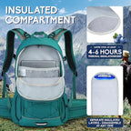 Hydration Backpack 3L Water Bladder, Hiking Water Backpack with Rain Cover, Insulation Hydration Daypack Rucksack for Cycling