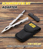 21-in-1 Multitools Needle Nose Pliers, Pocket Knife,Screwdriver, Bottle and Can Opener with Storage Bag-Apply to Survival,Camping, Hunting and Hiking