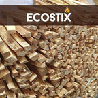 Eco-Stix Fatwood Fire Starter Kindling Firewood Sticks Bulk Packaged Firestarters 100% All Natural Resin Ocote Pine 10 Lbs