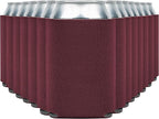 Blank Beer Can Coolers Sleeves (30-Pack) Soft Insulated Beer Can Coolies - HTV Friendly Plain Koolies in Bulk for Beer Cans & Bottles - Coolie Blanks for Vinyl Projects & Wedding Favors (Burgundy)