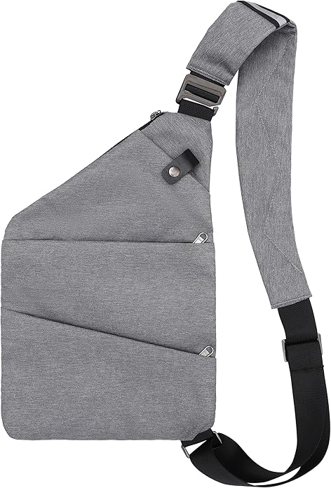 Anti Theft Crossbody Travel Bags for Women Men Cross Body Slim Sling Handbags with S Hook Antitheft