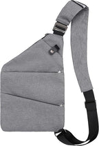 Anti Theft Crossbody Travel Bags for Women Men Cross Body Slim Sling Handbags with S Hook Antitheft