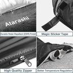 Atarashi Camping Sleeping Bag- 4 Seasons for Adults, Light, Warm, Extra-Large with Compression Sack- Great for Hiking, Backpacking & Outdoor Adventures