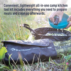 Sea to Summit Camp Kitchen Tool Kit 10-Piece Cooking Utensil and Clean-Up Kit