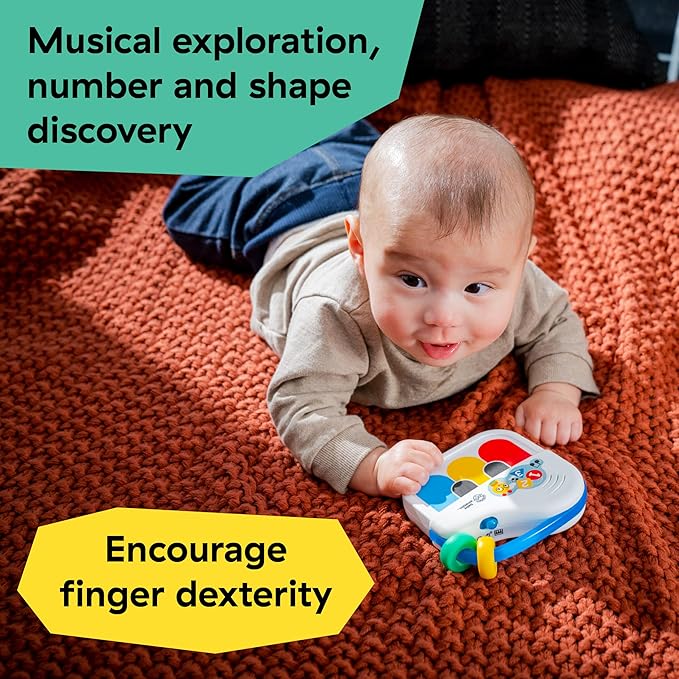 Baby Einstein Tiny Piano Musical Toy, Ages 3 Months+, 13093