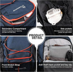 MOUNTAINTOP Hiking Backpack,25/30L Camping Backpack, Men Women Hiking Daypack Lightweight Travel Backpack for Climbing