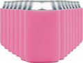 Blank Beer Can Cooler Sleeves (60-Pack) Soft Insulated Beer Can Coolies - HTV Friendly Blank Koolies in Bulk for Beer Cans & Bottles - Coolie Blanks for Vinyl Projects & Wedding Favors (Pink)