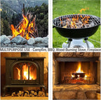 Fatwood Fire Starter Sticks 10lb Box - Indoor or Outdoor All Natural Pine Fire Starters for Campfires, Fireplace, Firepit, Wood Stove, or BBQ Grill - Kindling Wood Firewood Lighter by Pure Garden