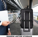 Athletico SneakerBox - Premium Sneaker Travel Duffel Bag/Backpack - For Shoes, Clothes, and Gym (Black)