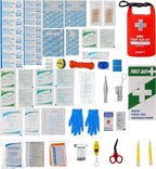 Breakwater Supply™ Waterproof First Aid Kit Dry Bag Bug Out Bag Preloaded with Emergency Survival Prepper Supplies for Boating, Camping, Fishing + Carabiner, Floating, Reflective, AFAK/IFAK Trauma Kit