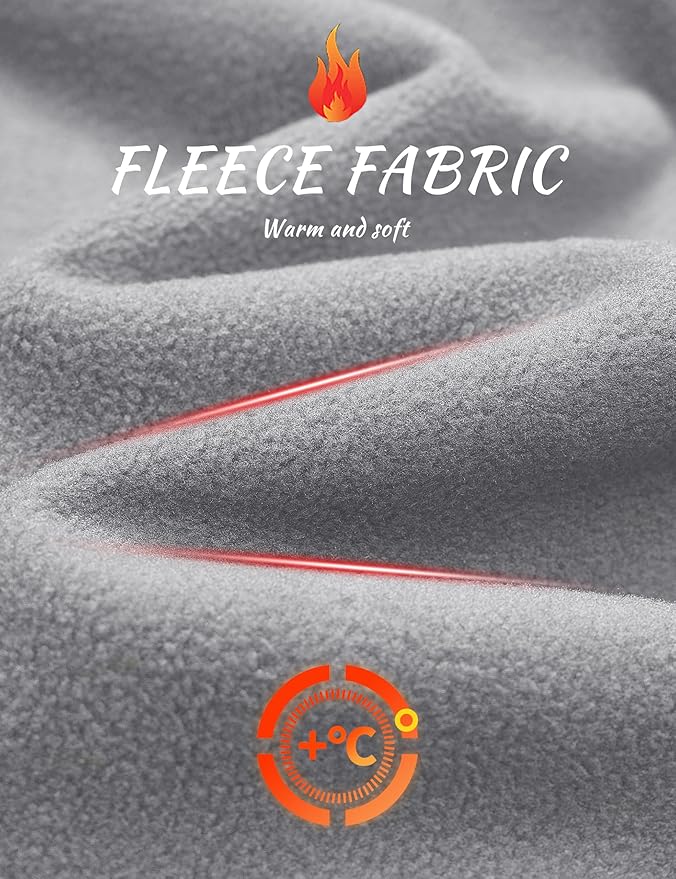 MAGCOMSEN Men's Fleece Lined Softshell Jacket Waterproof Windbreaker Rain Jacket for Tactical Hiking