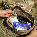 PETAC GEAR 4 PCS Tactical Modular Packing Cubes with Waterproof Material, Large Capacity Storage Bag, Easy Clean Outdoor Travel Organize Storage Pouches Bags (MC)