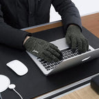 Achiou Winter Gloves, Glove for Men Women, Upgraded Touch Screen Texting Warm Running with Thermal Soft Knit Lining