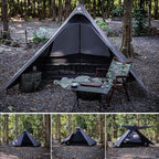 OneTigris Tetra Ultralight Tent, Upgraded, 1-2 Person, Waterproof, 3 Season, Ideal for Camping Hiking Trekking Backpacking Bushcraft