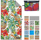 ECCOSOPHY Microfiber Beach Towel - Sand Free Towels are Quick Dry, Light Weight, Super Absorbent - Perfect Pool, Travel, Cruise, Camping Essentials - Oversized Extra Large for Adults 71x35 in