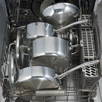 Tramontina Tri-Ply Clad Stainless Steel 4-Quart Sauce Pan with Glass Lid, Induction-Ready, Dishwasher-Safe, NSF-Certified, Made in Brazil