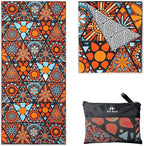 Elite Trend Microfiber Beach Towel Waffle for Adults with Bag - Extra Large 78x35 inch Lightweight Sand Free Quick Dry Towel for Travel, Swimming, Yoga, Camping (Ojoy)