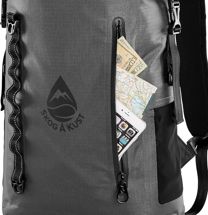 Skog Å Kust BackSåk Pro Waterproof Floating Backpacks with Exterior Airtight Zippered Pocket