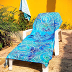 Elite Trend Microfiber Beach Towel for Adults with Bag - Extra Large 78x35 inch Lightweight Sand Free Quick Dry Towel for Travel, Swimming, Yoga, Camping (Sea Turtle)