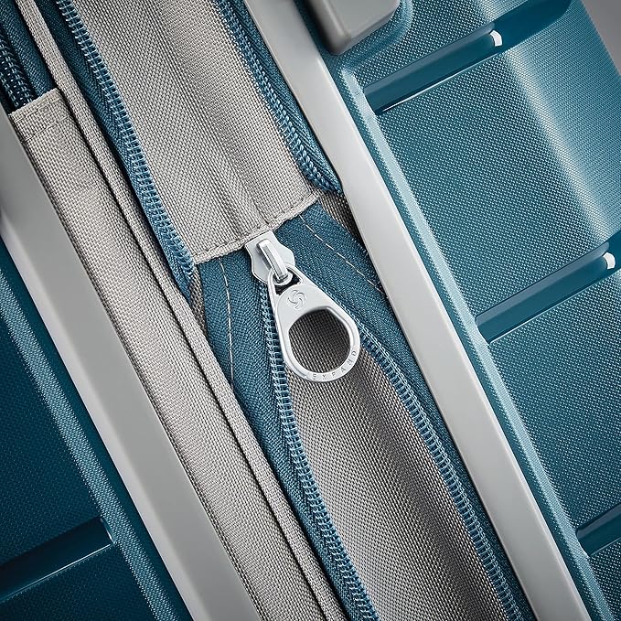 Samsonite Freeform Hardside Carry-On Luggage with Spinner Wheels - Hardshell Suitcase - TSA, Airline-Approved - Expandable Hard Shell, Smooth Rolling Wheels for Lightweight Travel - Dark Teal