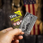 The Ultimate Survive Anything Tiny Survival Guide for Emergency Disaster Micro Guide First Aid Survival Pocket Handbook Easily Fits in Wallet Glove Box Pouch