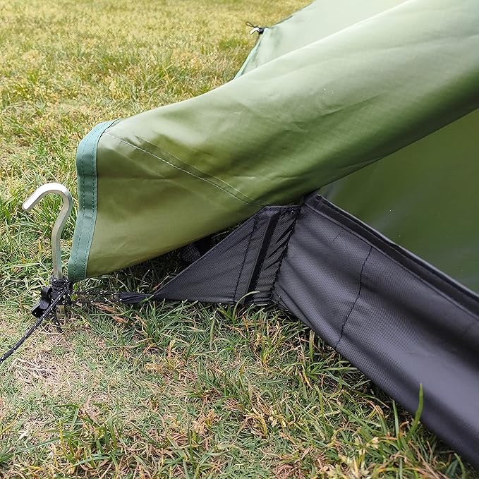 Longeek 2-4 Person Camping Tent 4 Seasons Backpacking Ultralight Easy Up Hot Teepee