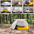 Wander Hawk 2-Person Backpacking Tent, Lightweight 2 Person Tent for Bikepacking Backpacking Camping & Hiking