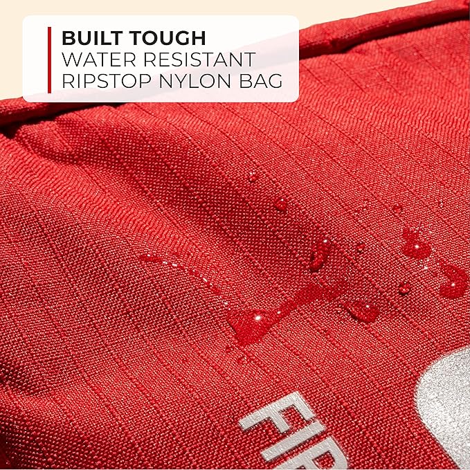 Thrive Mini Travel Emergency Kit - 66 Piece Set, Waterproof Rip-Stop Nylon Pouch for Theme Park Essentials & Travel Safety Products