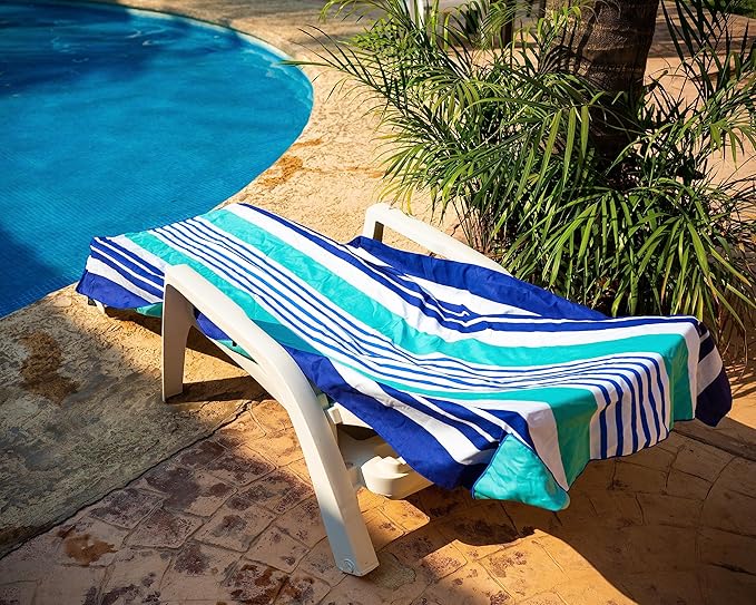 Elite Trend Microfiber Beach Towel - Extra Large 78x35 Inch Sand Free Quick Dry Towel for Travel, Swimming, Pool, Yoga, Hiking, Camping – Lightweight Fast Drying Microfiber Towel Compact for Adults