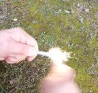 Magnesium Fire Starter Kit with Ferro Rod – Emergency Survival Fire Starting Gear with Pre-Shaved Magnesium & Fire Ropes – Waterproof Outdoor Kit for Camping, Hiking, Bushcraft