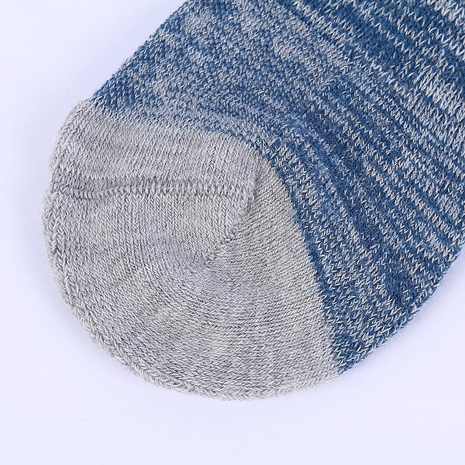 EnerWear 4 Pack Women's Merino Wool Outdoor Hiking Trail Crew Sock