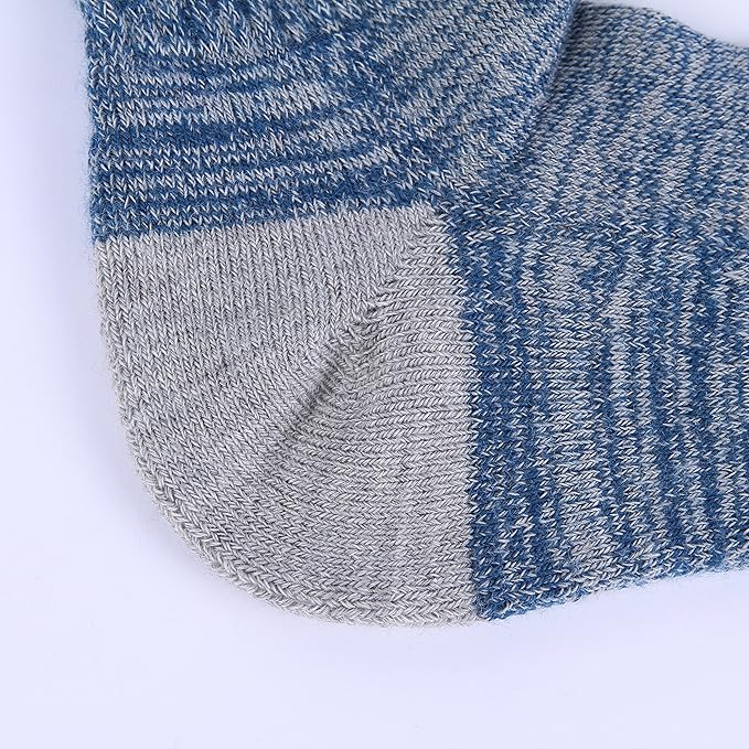 EnerWear 4 Pack Women's Merino Wool Outdoor Hiking Trail Crew Sock