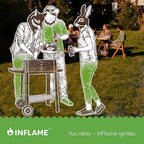 Inflame Fire Starters 70 pcs Fire Starters for Campfires, Grill, BBQ, Fireplace, Woodstove - Charcoal Starter - Waterproof, Weather-Resistant - Natural Wood Fireplace Starters