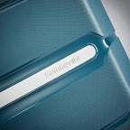 Samsonite Freeform Hardside Expandable with Double Spinner Wheels, Checked-Large 28-Inch, Dark Teal