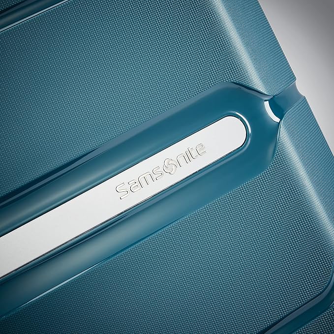 Samsonite Freeform 2-Piece Luggage Set - Carry-On & Large Checked Luggage with Dual Spinner Wheels - Durable Polypropylene Hardshell - TSA Lock, Airline-Approved - Expandable Hard Shell - Dark Teal