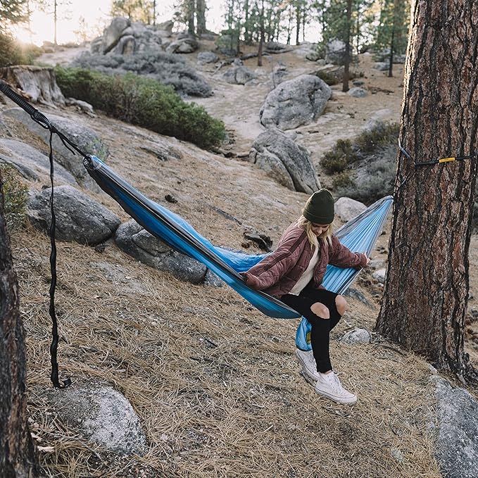 Wise Owl Outfitters Hammock Straps for Trees – 10ft Heavy-Duty Tree Hanging Kit with Carabiners, 38 Loops & Hooks – Essential Hammock Accessories for Camping