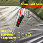 Longeek 2-4 Person Camping Tent 4 Seasons Backpacking Ultralight Easy Up Hot Teepee