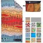 ECCOSOPHY Microfiber Beach Towel - Sand Free Towels are Quick Dry, Light Weight, Super Absorbent - Perfect Pool, Travel, Cruise, Camping Essentials - Oversized Extra Large for Adults 71x35 in