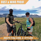 6 Pack Neck Gaiter Bandana Face Mask: Cooling Gator Mask Face Cover Neck Scarf Balaclava