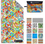 ECCOSOPHY Microfiber Beach Towel - Sand Free Towels are Quick Dry, Light Weight, Super Absorbent - Perfect Pool, Travel, Cruise, Camping Essentials - Oversized Extra Large for Adults 71x35 in