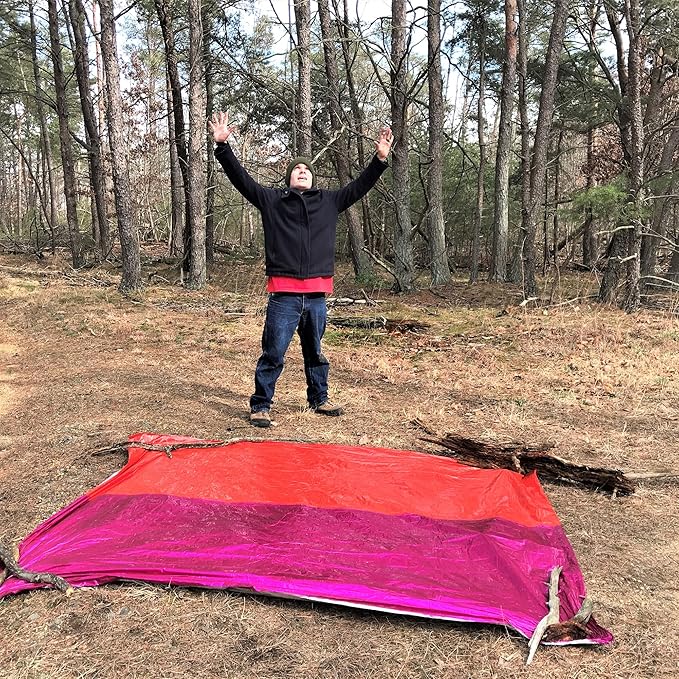 TITAN Survival - Mylar Survival Blankets 5 Pack - 90% Heat Retention & Waterproof Design - Emergency Blanket Cold Weather Protection & Survival Kits - Durable Space Blanket for Outdoor Use