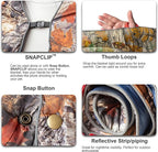 ECOSILK Outdoor Blanket Waterproof | XL Puffy Camping Blanket for Hiking Backpacking | Lightweight Packable Travel Cars Blanket w. Stuff Sack for Picnic Festival |55 X 79 in| Forest Camo…