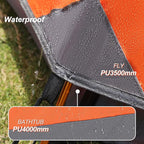 1 Person Tent for Camping Hiking Mountain Hunting Backpacking Tents 4 Season Resistance to Windproof Rainproof and Waterproof