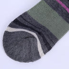 EnerWear 4 Pack Women's Merino Wool Outdoor Hiking Trail Crew Sock