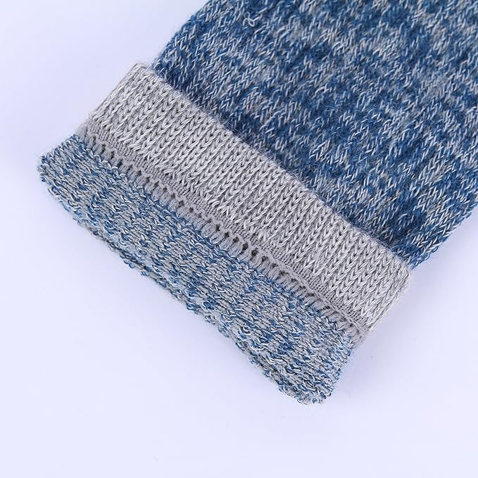 EnerWear 4 Pack Women's Merino Wool Outdoor Hiking Trail Crew Sock